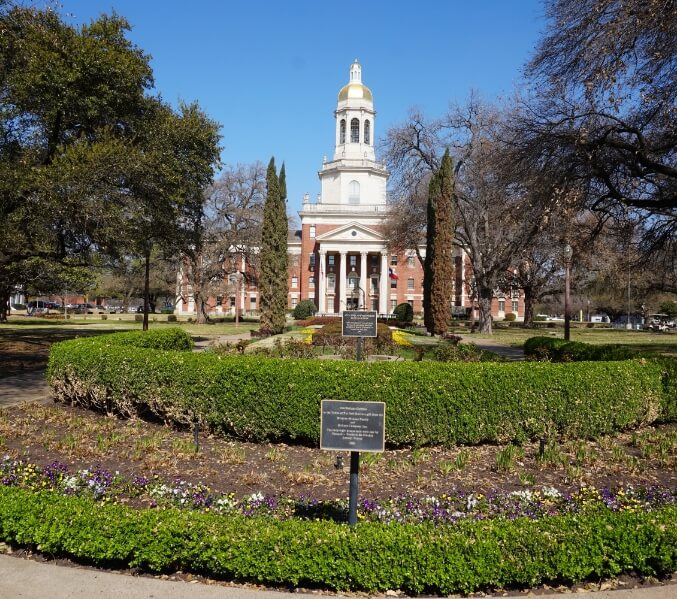 Outside view of dental school building