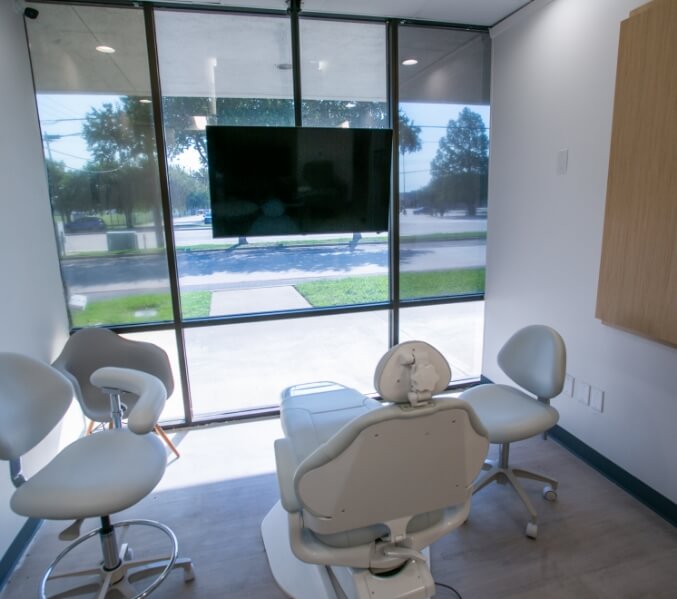 Dental exam room