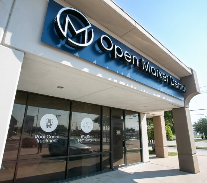 Front entrance of Atlas Cosmetic and Family Dentistry of Plano