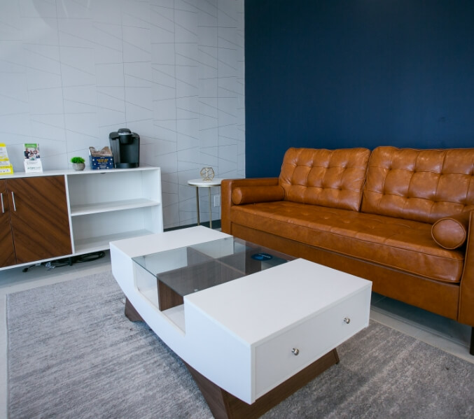 Dental office waiting room